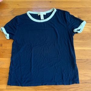 Blue Forever 21 Short Sleeve Tee